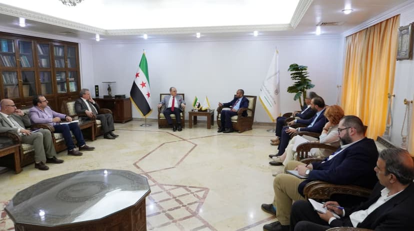 El Ministro de Educación Superior discute con el Programa de las Naciones Unidas para el Desarrollo las prioridades de las necesidades del sector de la educación superior en Siria.