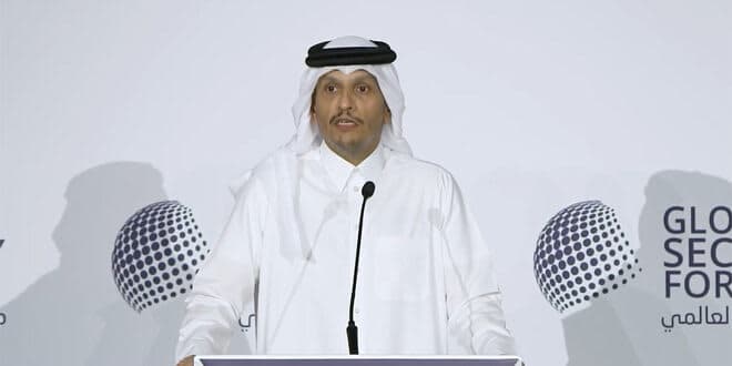 Qatar's Prime Minister emphasizes the need to lift sanctions on Syria to enable its recovery.
