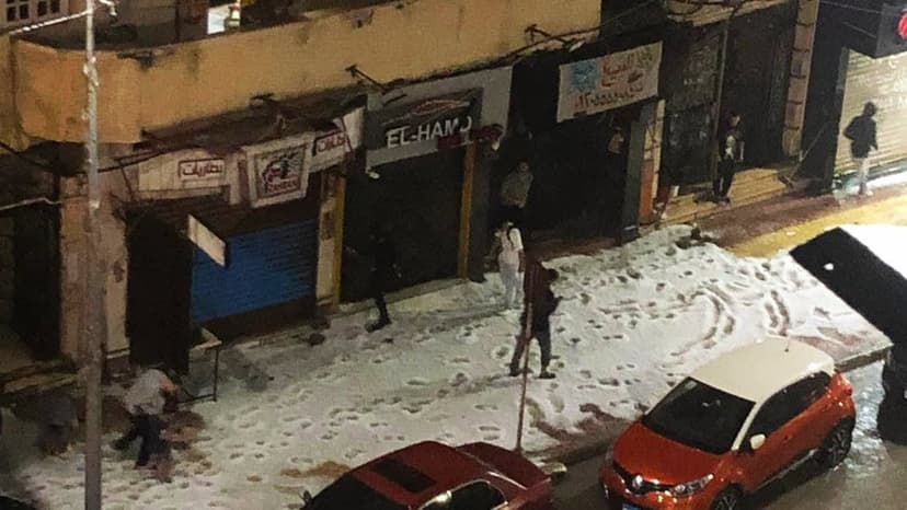 סופת שלג נדירה פגעה באלכסנדריה והכריחה להכריז על מצב חירום קיצוני.