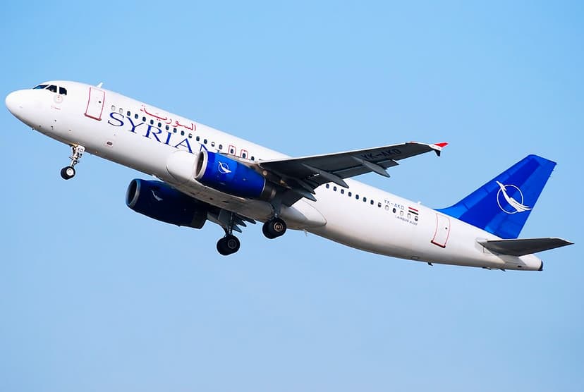 Syrian Airlines temporarily suspends all flights due to regional circumstances.