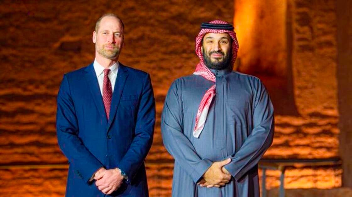 الأمير ويليام في الرياض : جولة تاريخية مع ولي العهد السعودي محمد بن سلمان