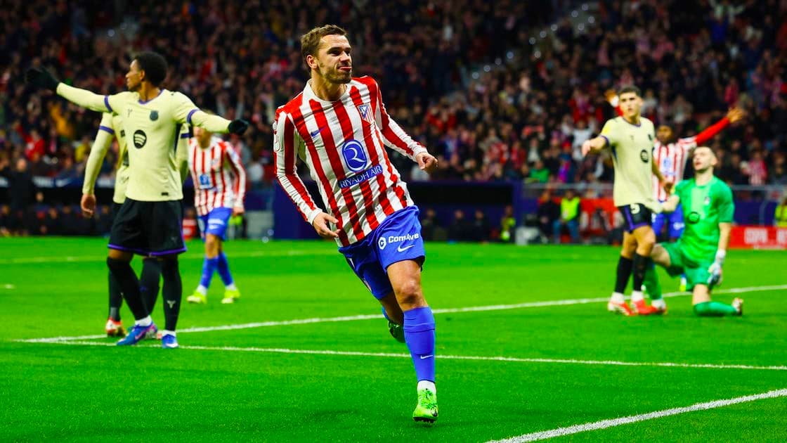 Atletico Madrid crushes Barcelona with a clean four-goal victory in the Copa del Rey semifinals