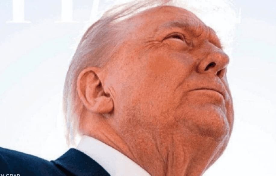 Trump, "Time" dergisinin kapağını eleştirdi: fotoğraf saçımı gizledi ve garip bir taç gösterdi